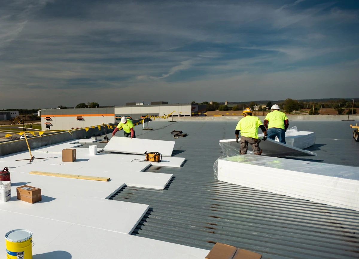 Commercial reroofing in Eugene Oregon